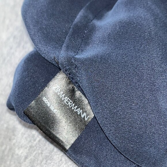 Zimmermann One-Shoulder Ruffled SIlk Wrap MIdi Dress Size 0 - Picture 9 of 11